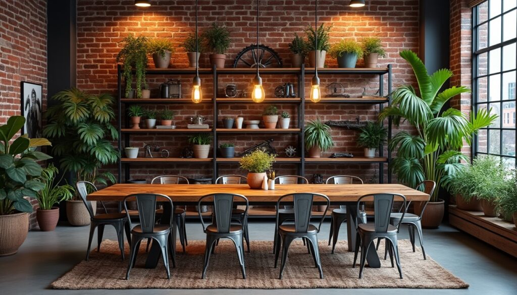 découvrez comment transformer votre salle à manger en un espace au style industriel unique. astuces sur les matériaux, les couleurs et la décoration pour créer une ambiance moderne et chaleureuse qui impressionnera vos invités.