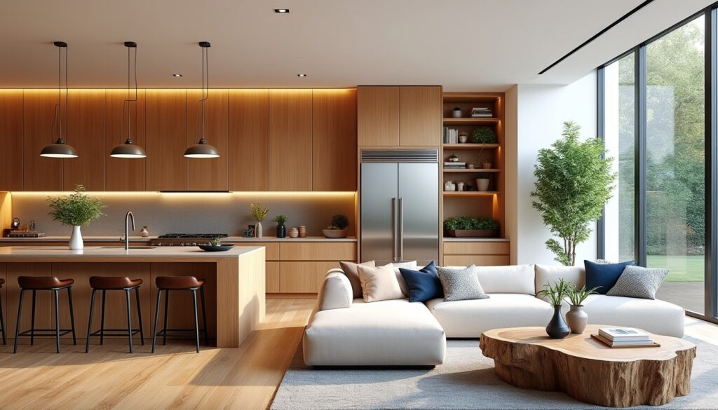 découvrez des astuces et conseils pratiques pour harmoniser la décoration entre votre cuisine ouverte et votre salon. apprenez à créer un espace cohérent et accueillant, en choisissant les bonnes couleurs, matériaux et styles pour un intérieur à la fois esthétique et fonctionnel.