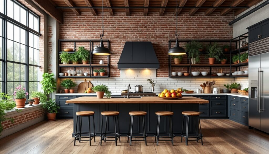 découvrez les secrets d'une décoration de cuisine industrielle réussie. apprenez à allier matériaux bruts, couleurs sombres et accessoires vintage pour un espace à la fois esthétique et fonctionnel. transformez votre cuisine en un lieu au charme authentique et contemporain!