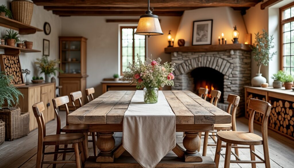 découvrez nos conseils pour créer une décoration de salle à manger rustique qui apporte chaleur et convivialité à votre intérieur. apprenez à choisir les matériaux, les couleurs et les accessoires pour une ambiance authentique et accueillante.