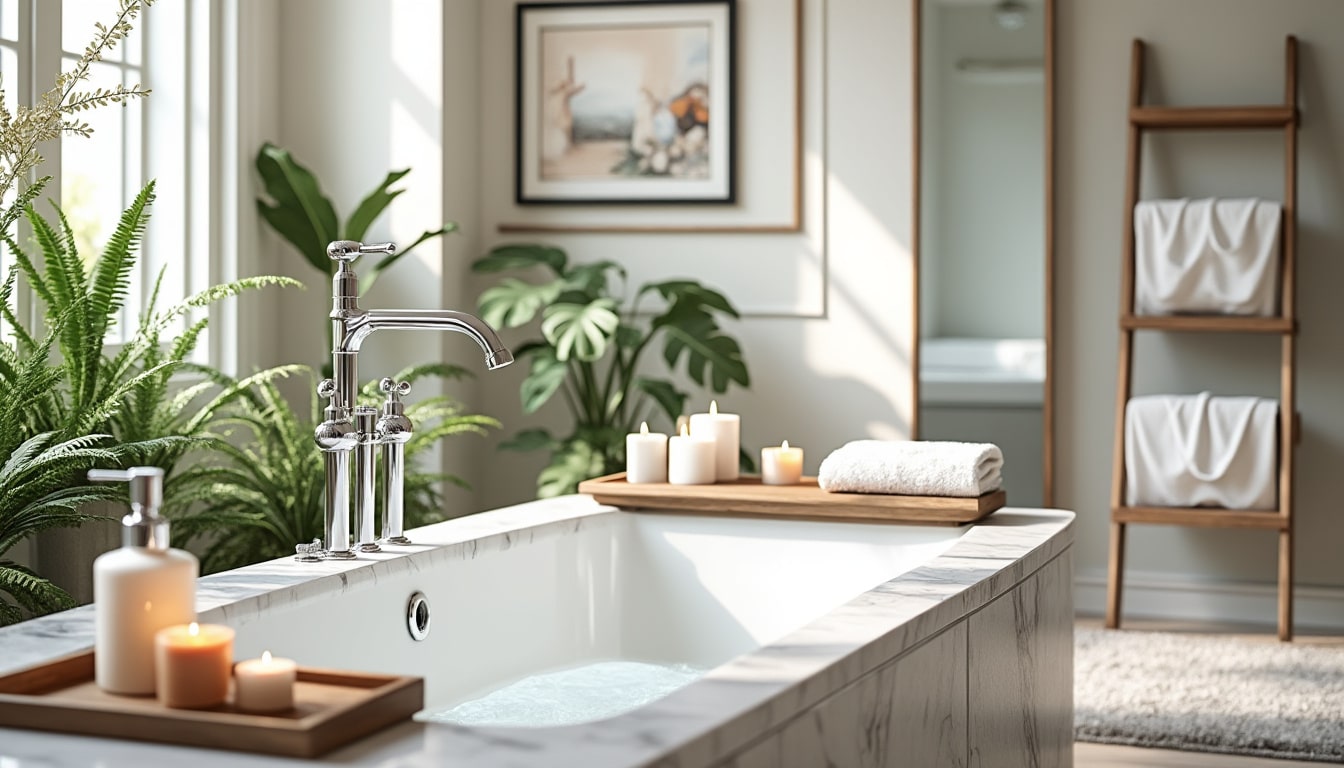 découvrez des idées d'objets de décoration pour transformer votre salle de bain en un espace élégant et relaxant. des accessoires tendance aux touches personnalisées, apprenez à sublimer votre intérieur avec style.