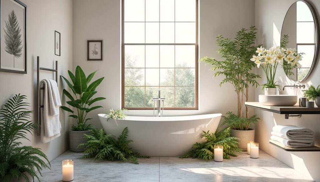 découvrez des idées créatives et inspirantes pour transformer votre salle de bain en un espace élégant et apaisant. explorez une variété de styles, de couleurs et de matériaux qui vous aideront à créer une atmosphère harmonieuse et relaxante.
