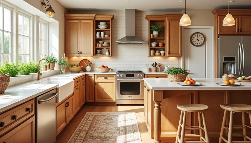 découvrez nos conseils et idées pour aménager une cuisine américaine chaleureuse et accueillante. inspirez-vous de nos astuces déco pour créer un espace convivial où il fait bon cuisiner et recevoir.