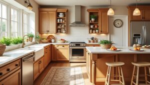 découvrez nos conseils et idées pour aménager une cuisine américaine chaleureuse et accueillante. inspirez-vous de nos astuces déco pour créer un espace convivial où il fait bon cuisiner et recevoir.