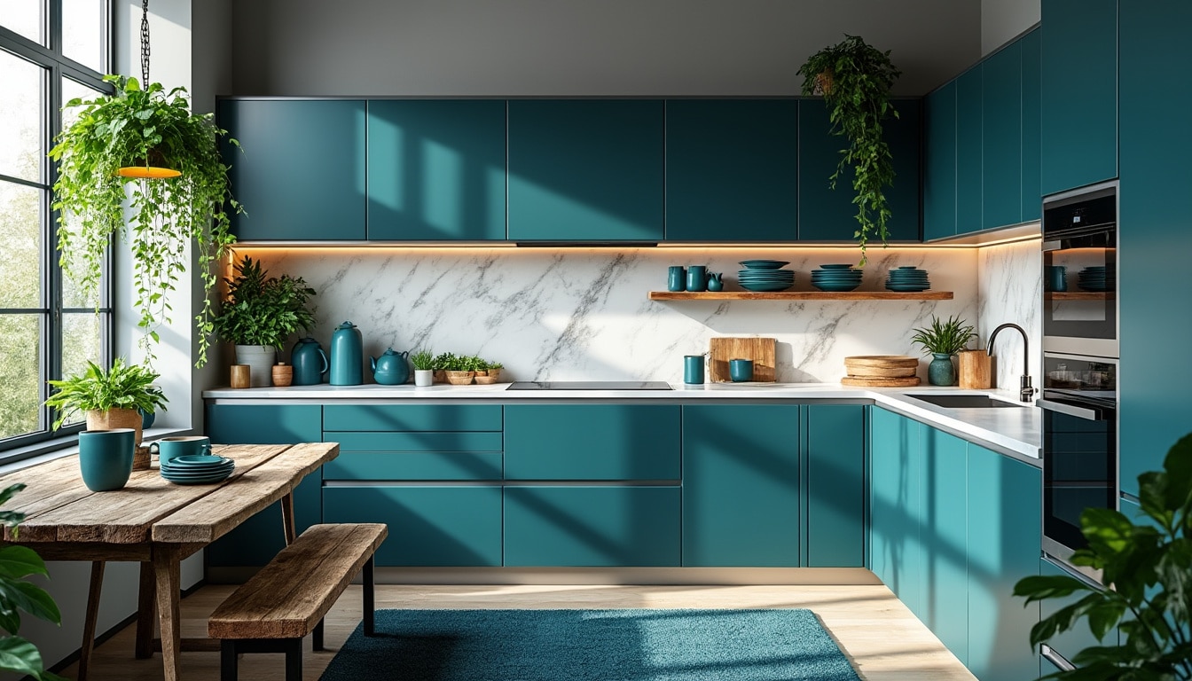 explorez des astuces et des conseils inspirants pour intégrer le bleu canard dans la décoration de votre cuisine. ajoutez une touche de sophistication et d'élégance à votre espace culinaire grâce à cette couleur tendance.