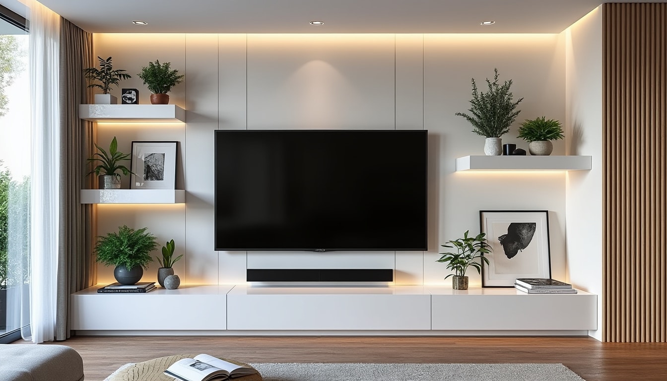 découvrez des conseils pratiques et inspirants pour réussir la décoration murale de votre salon tv. apprenez à harmoniser couleurs, textures et accessoires pour créer un espace à la fois esthétique et fonctionnel, où vous pourrez profiter de vos moments de détente.