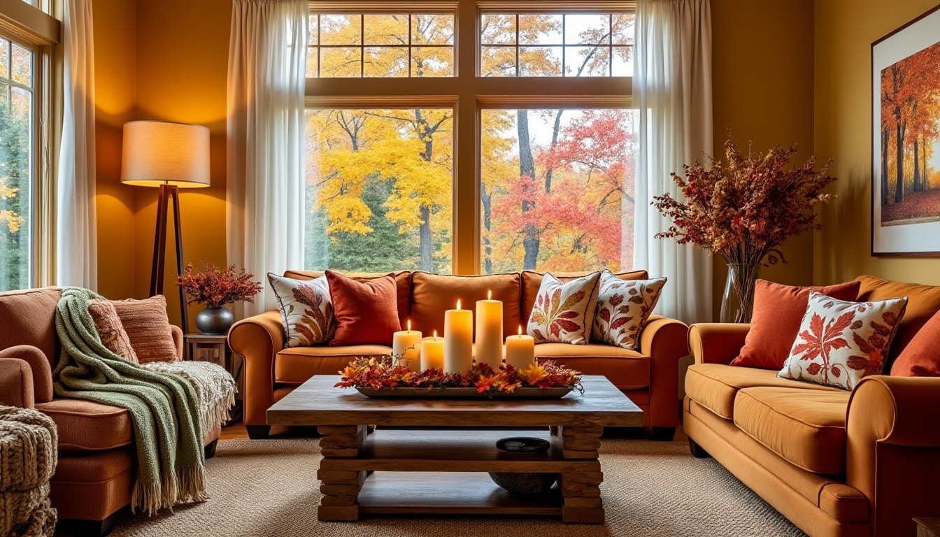 découvrez des idées inspirantes pour transformer votre salon en un havre de paix automnal. des astuces de décoration avec des couleurs chaudes et des éléments naturels pour créer une ambiance cozy et accueillante qui célèbrent la beauté de l'automne.