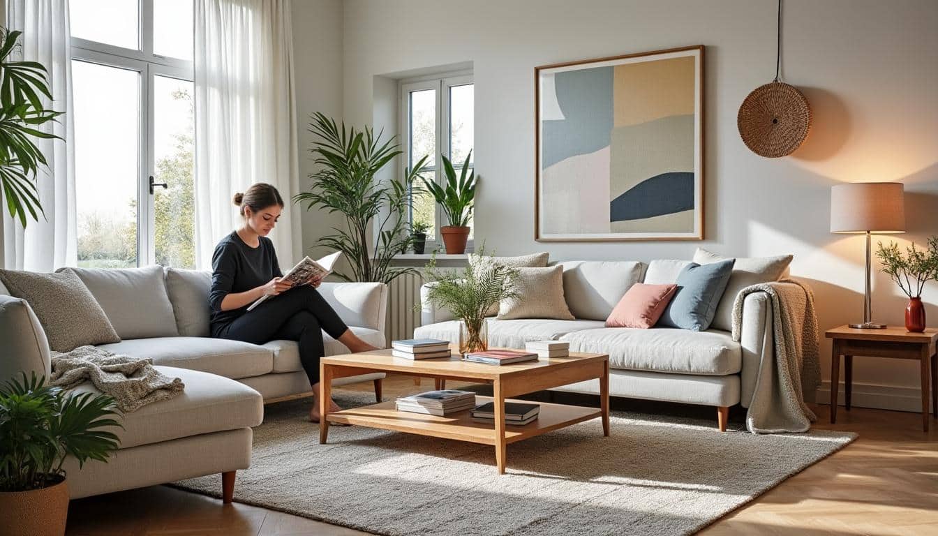 Illustration: Les principes clés pour réussir la décoration de son salon chic