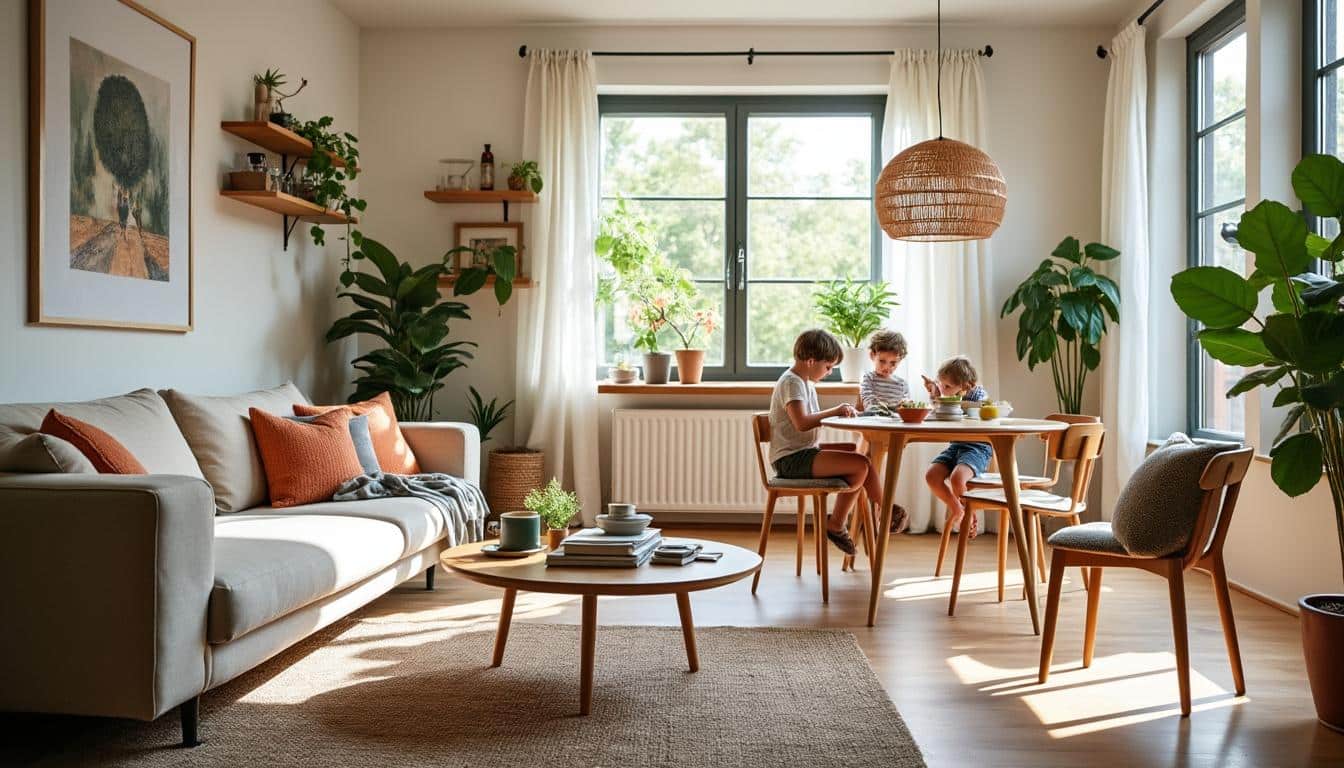 Illustration: Conseils pour bien aménager un salon salle à manger ouvert