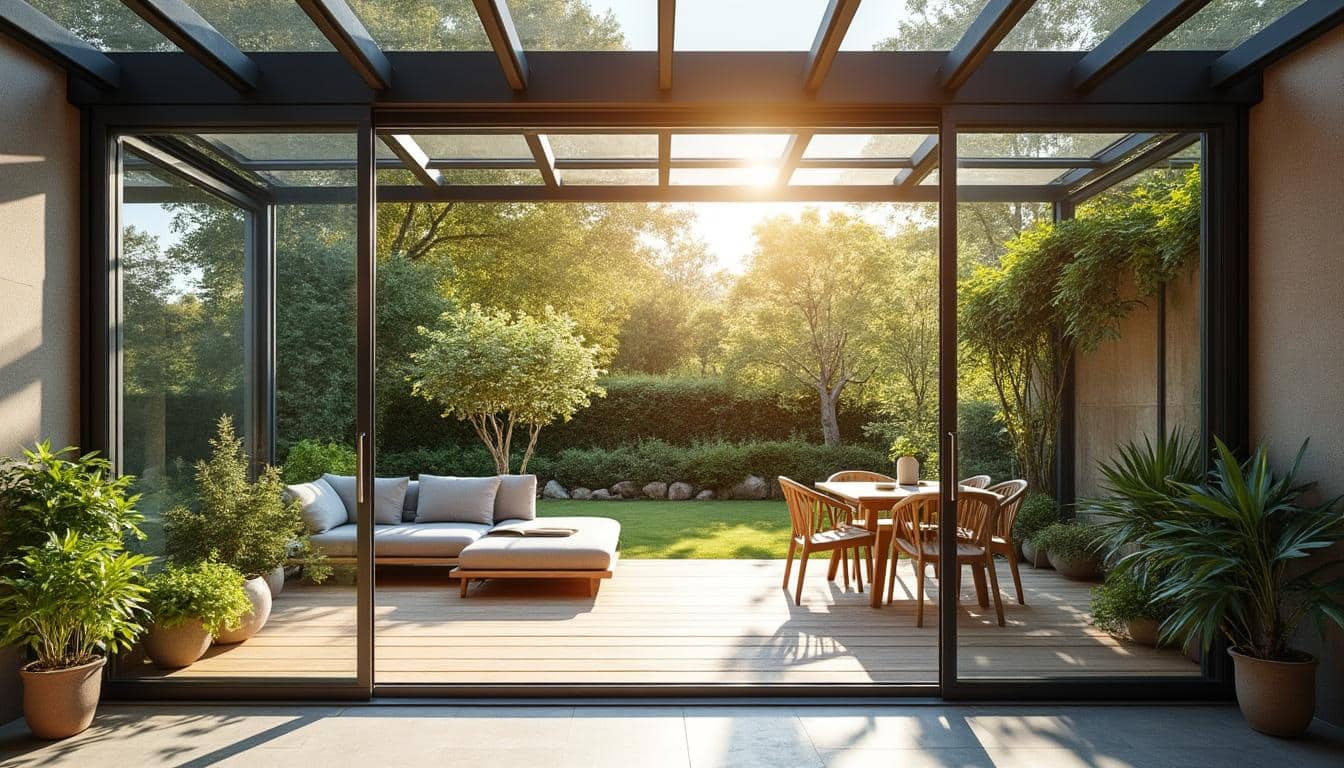 Image mise en avant pour Les avantages d’une véranda en aluminium pour un espace lumineux