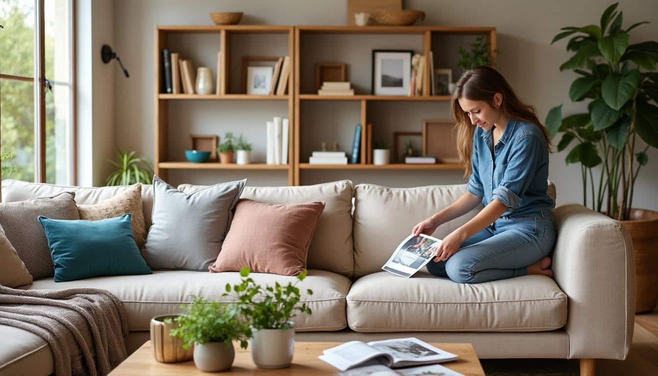 Illustration: Conseils pratiques pour aménager et organiser la décoration intérieure du salon