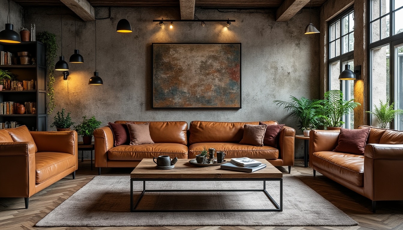 Décoration industrielle du salon : idées, conseils et inspirations