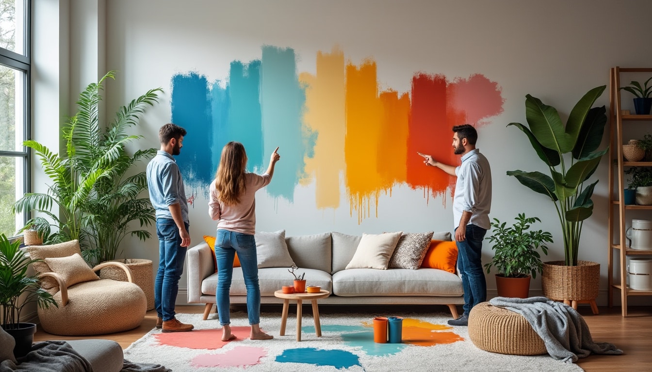 Illustration: Comment choisir la couleur de peinture adaptée à son salon