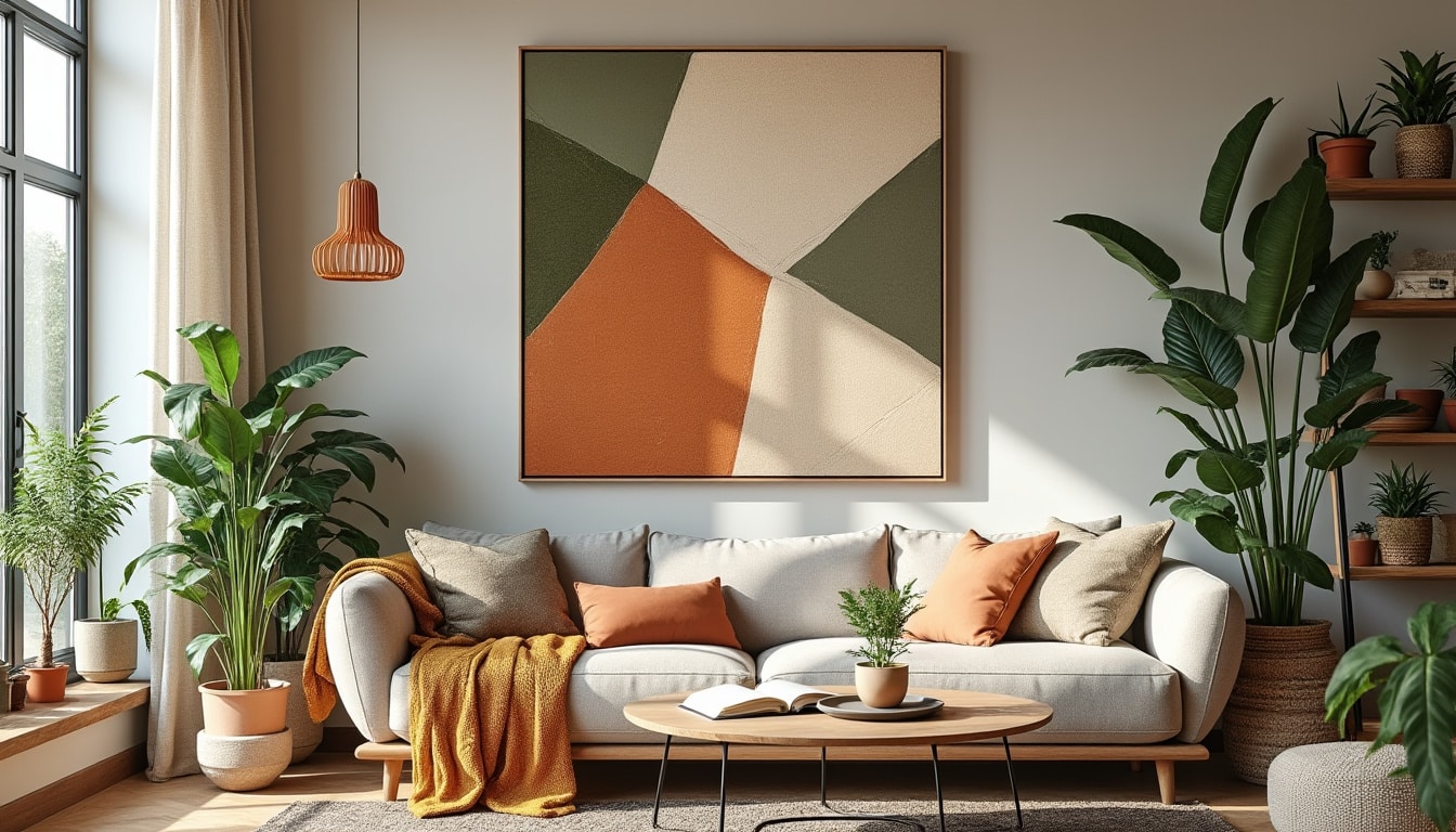 Illustration: Introduction au motif de décoration de peinture pour salon