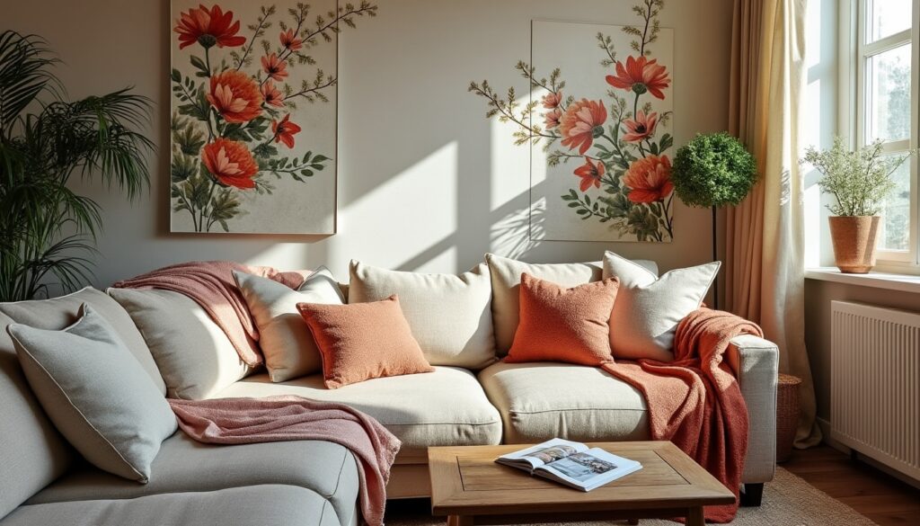 Motif de décoration de peinture pour salon : idées, conseils et inspirations