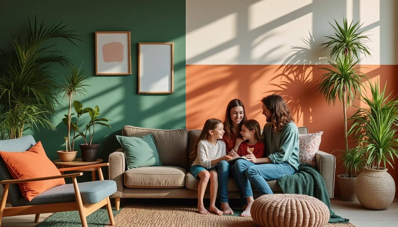 Illustration: S’inspirer des tendances actuelles pour la peinture du mur de décoration dans le salon