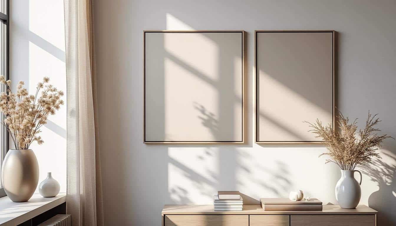 Illustration: Comprendre la déco murale avec accroche tableaux double et ses principes