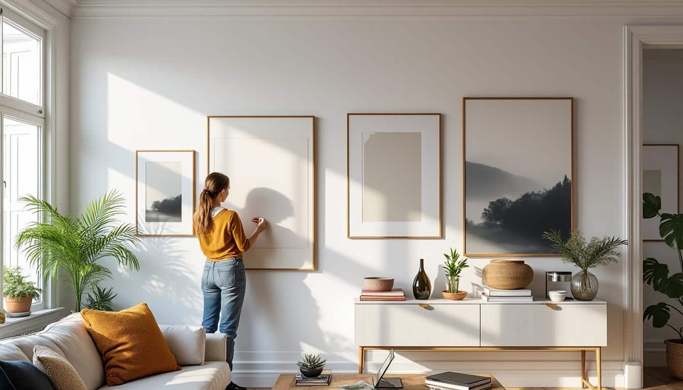 Illustration: Explorer les systèmes d’accroche double pour une décoration murale innovante