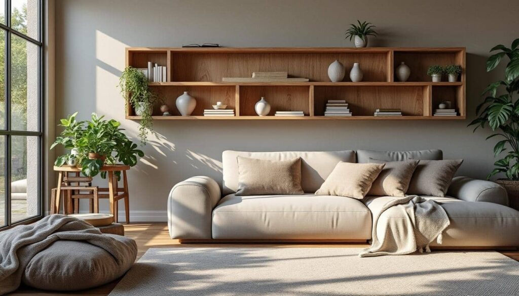 Déco murale avec une étagère en bois flotté : idées et conseils