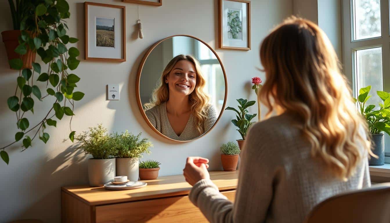 Illustration: Choisir le miroir rond doré idéal pour votre déco murale