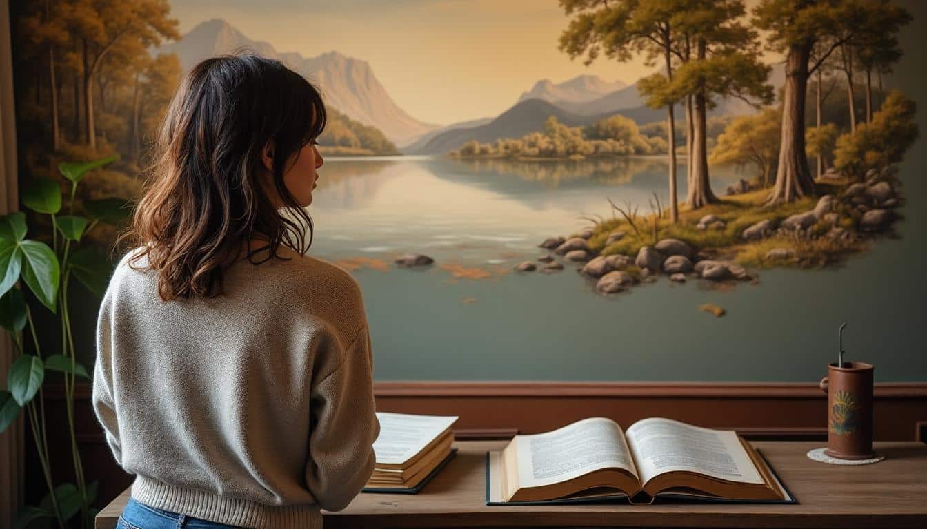 Illustration: Comprendre la déco murale avec du papier peint panoramique : définitions et origines