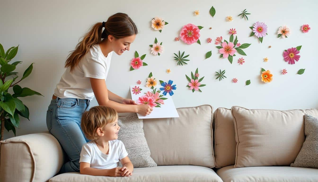 Illustration: Comprendre la déco murale avec des stickers repositionnables à motifs