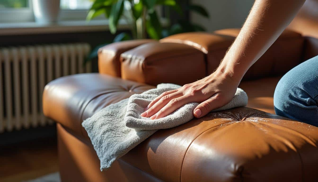 Canapé cuir : entretien quotidien et dépoussiérage efficace