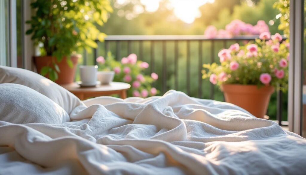 Comment le drap coton apporte de la fraîcheur en été ?