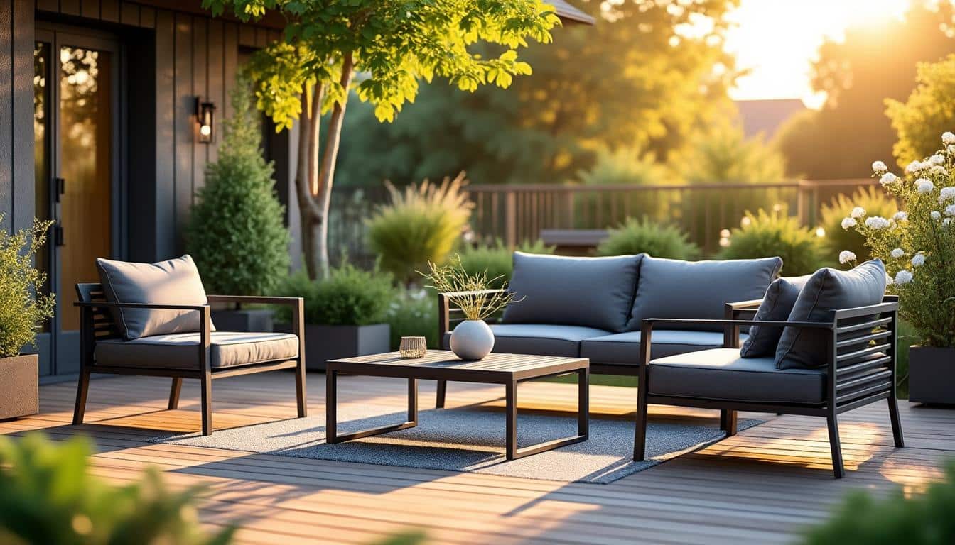 Illustration - L’aluminium, le matériau idéal pour un mobilier d’extérieur durable et design