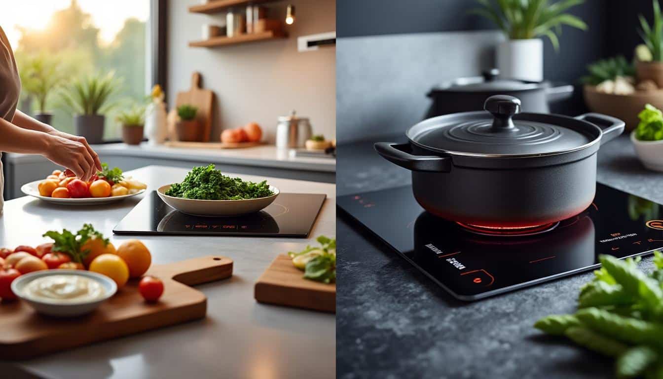 Illustration: Comprendre les différences entre plaques vitrocéramiques et plaques à induction