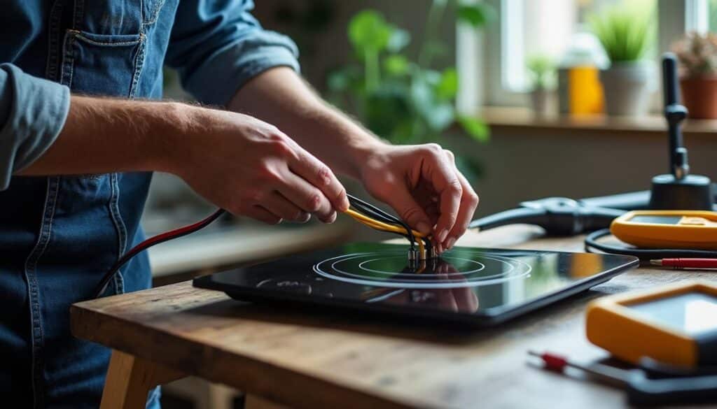 Brancher une plaque induction 3 fils : guide complet et sécurisé