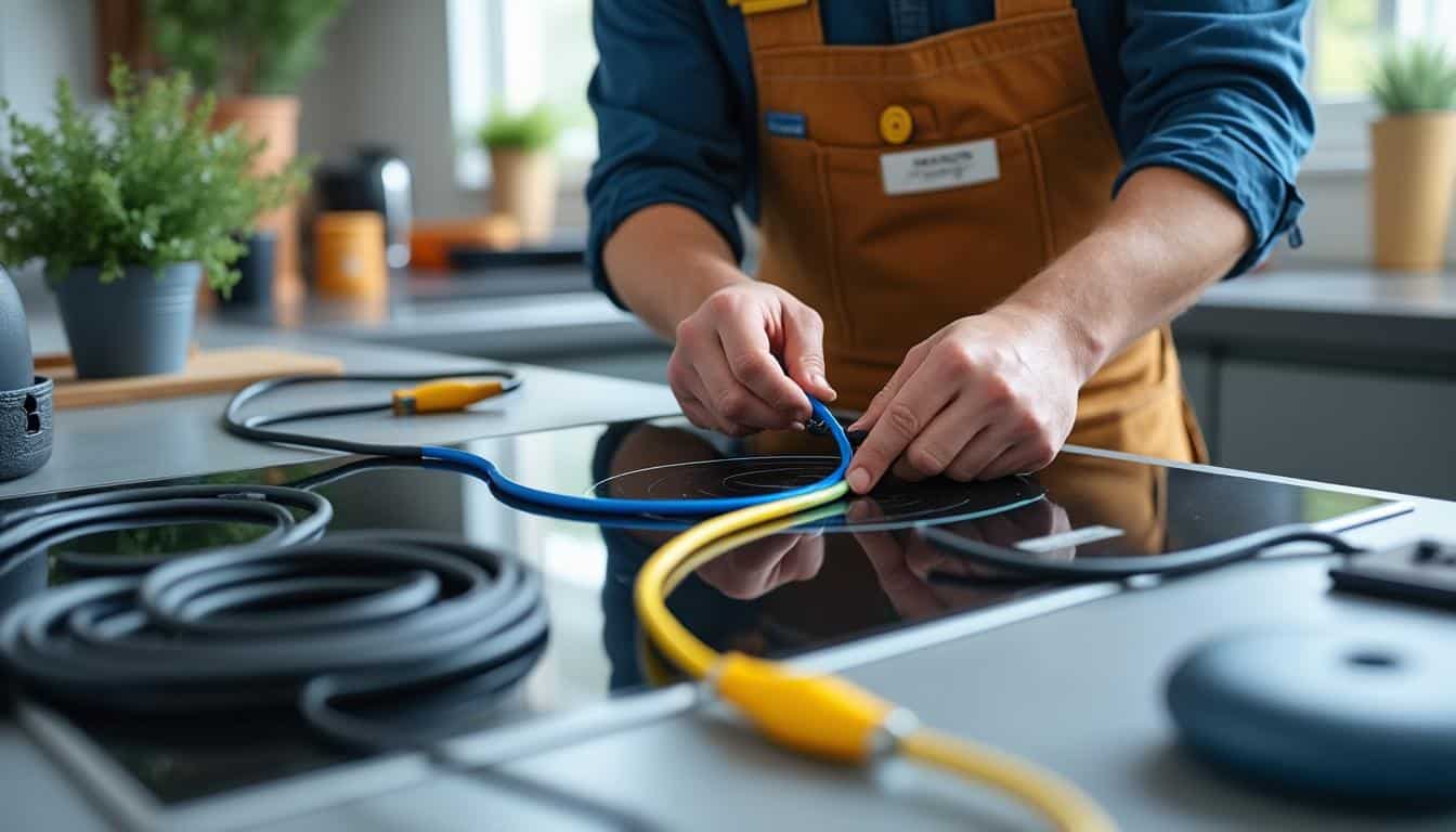 Illustration: Comprendre le fonctionnement et les spécificités d’une plaque induction à 4 fils