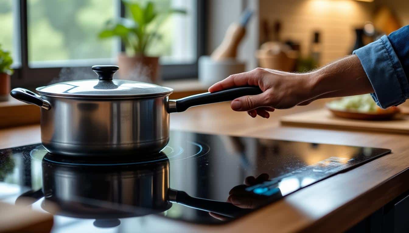Feu moyen sur une plaque à induction : maîtrise et conseils pratiques