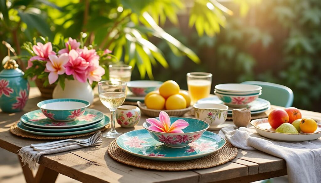 Image mise en avant pour Comment sublimer votre table avec une vaisselle inspirée de Tahiti