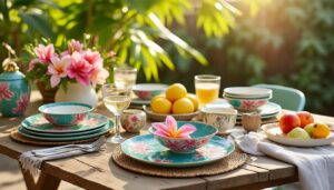 Image mise en avant pour Comment sublimer votre table avec une vaisselle inspirée de Tahiti