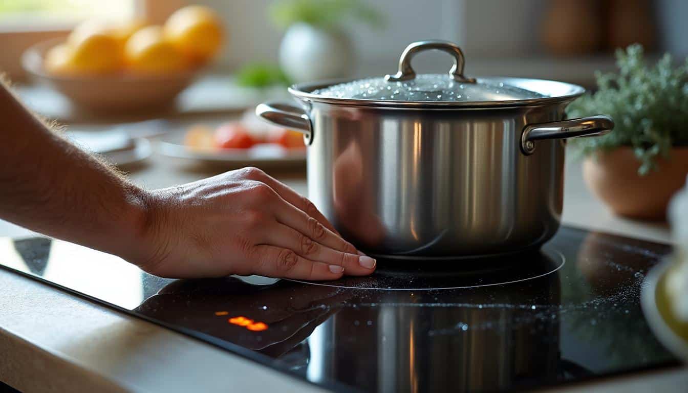 Feu doux c'est combien sur une plaque induction : guide pratique