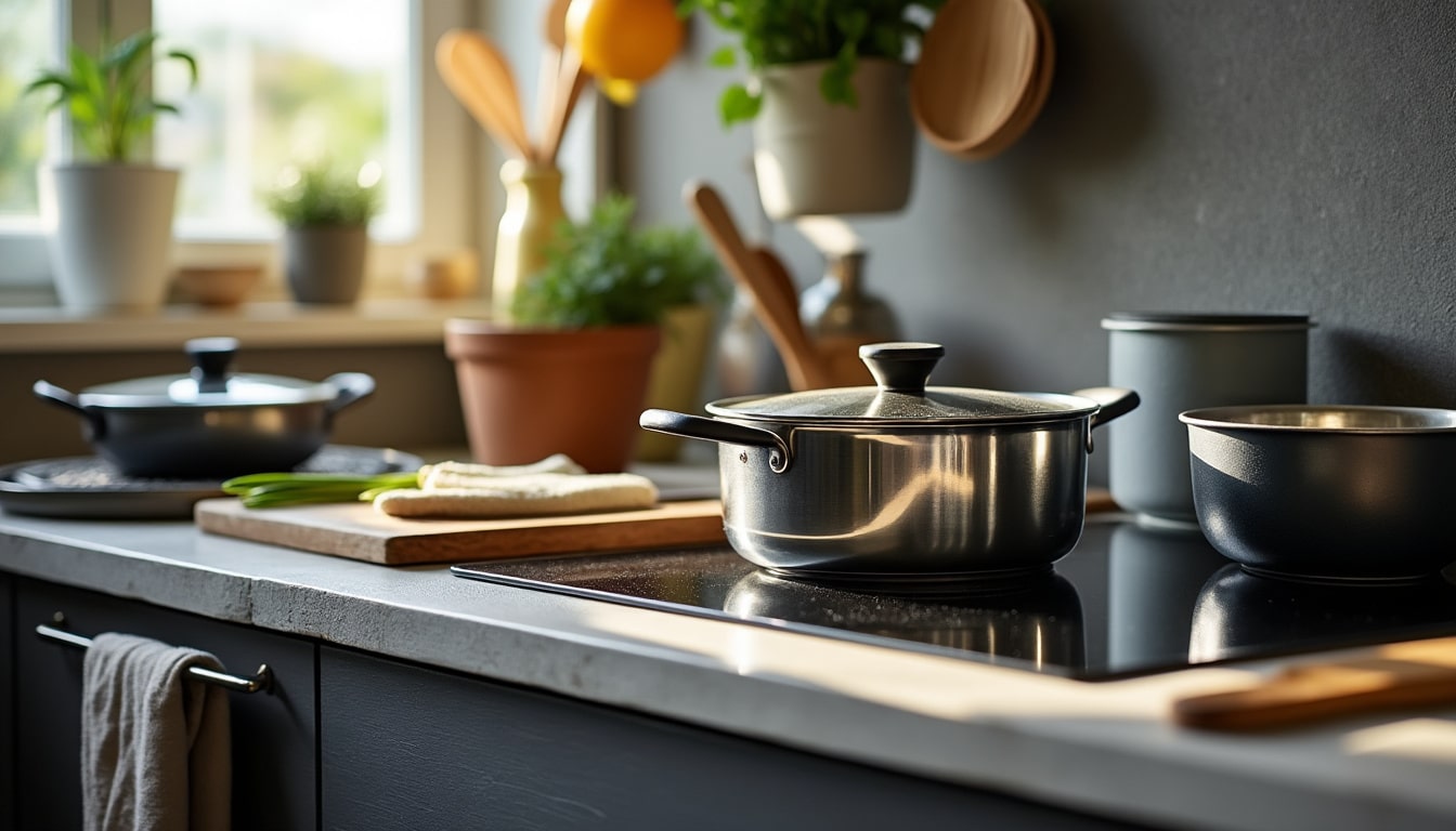 Plaque vitrocéramique : quelle casserole choisir pour une cuisson optimale