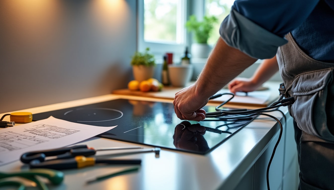 Illustration: Comprendre le fonctionnement et l’alimentation d’une plaque à induction