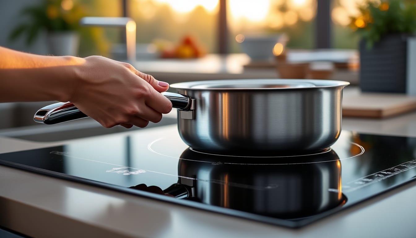 Illustration: Comprendre le sigle de la poêle compatible avec l’induction